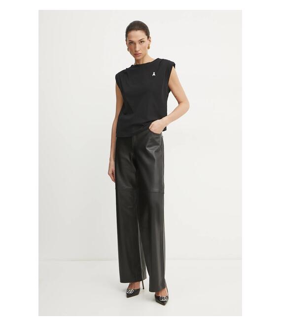 Top Patrizia Pepe χρώμα: μαύρο, 8M1685 J265