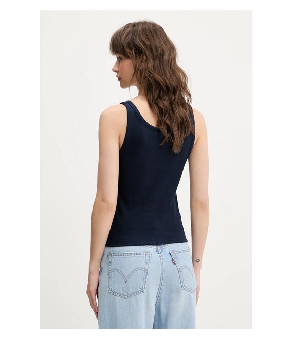 Top Tommy Jeans χρώμα: μπλε, DW0DW19492
