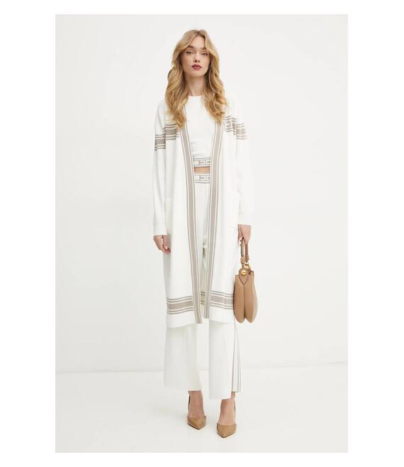 Μπλουζάκι Elisabetta Franchi χρώμα: μπεζ, TK39S51E2