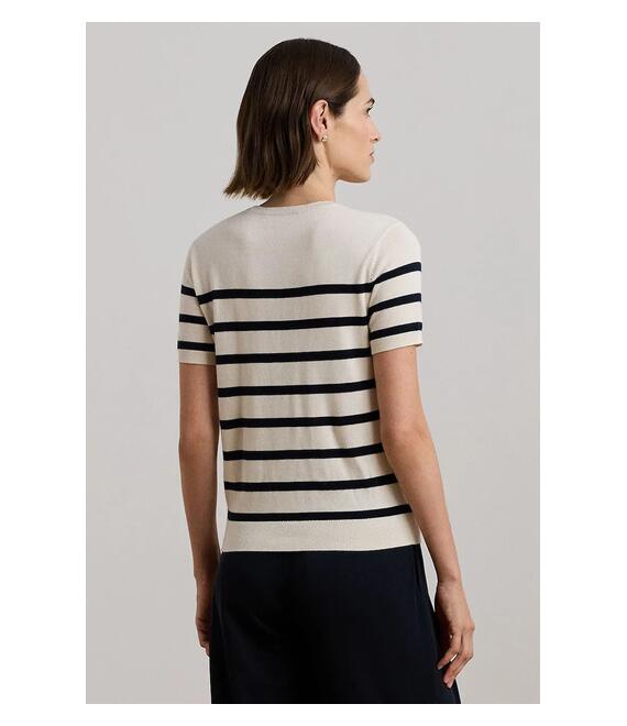 Μπλουζάκι Lauren Ralph Lauren χρώμα: μπεζ, 200961688