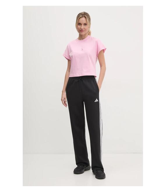 Βαμβακερό μπλουζάκι adidas ALL SZN γυναικείο, χρώμα: ροζ, JD0187