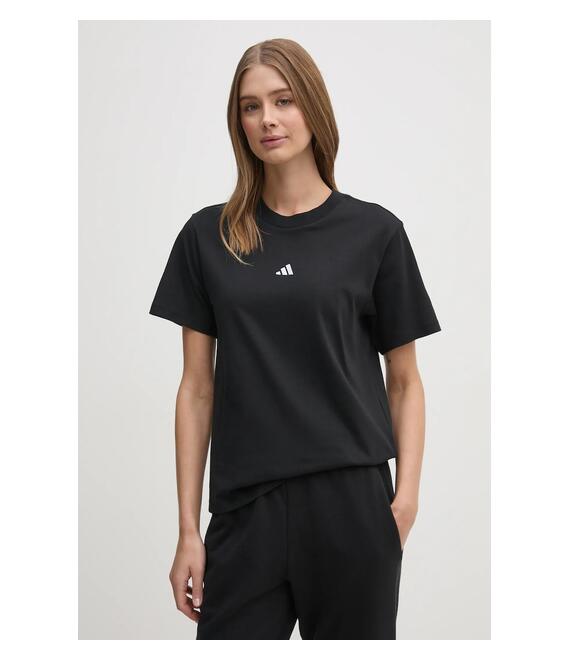 Μπλουζάκι adidas Essentials χρώμα: μαύρο, JC5943