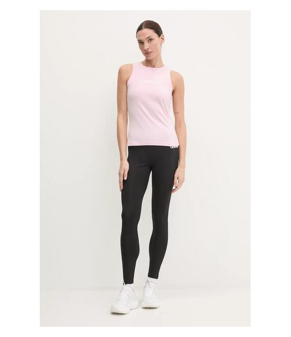 Top adidas Essentials Linear χρώμα: ροζ, JC5797