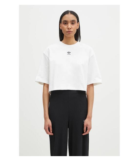 Μπλουζάκι adidas Originals Essential χρώμα: άσπρο, JJ3385