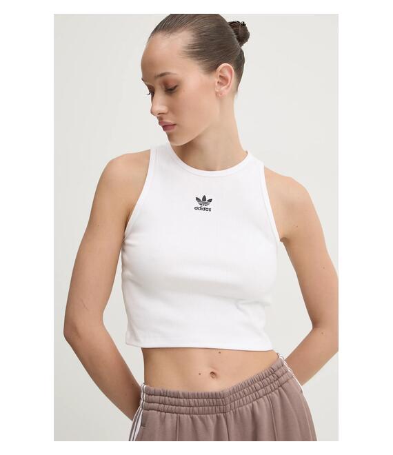 Top adidas Originals Essential χρώμα: άσπρο, JC9007