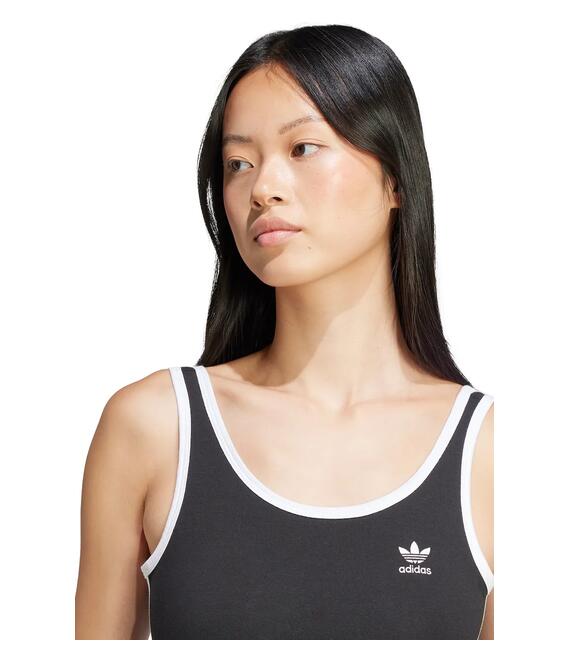 Κορμάκι adidas Originals 3S BODY χρώμα: μαύρο, JD4630