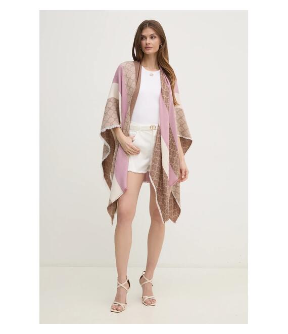 Βαμβακερό τοπ Twinset χρώμα: άσπρο, 251TP2550