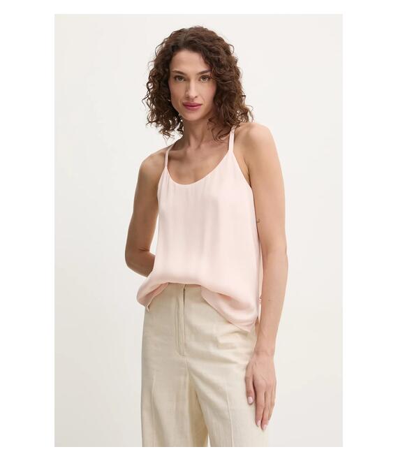 Top Twinset χρώμα: μπεζ, 251TP2650