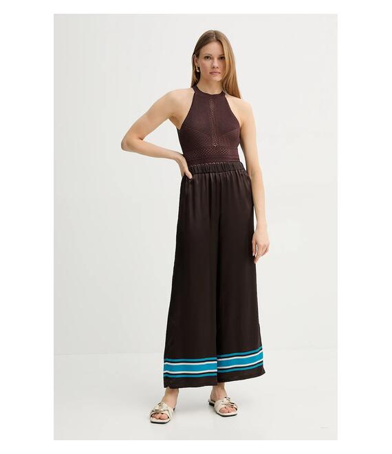 Κορμάκι Twinset χρώμα: καφέ, 251TT3311