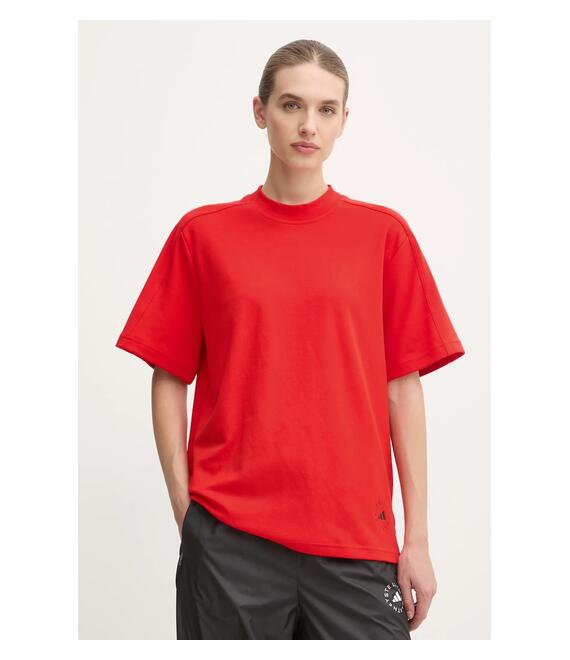 Μπλουζάκι adidas by Stella McCartney χρώμα: κόκκινο, JN0227