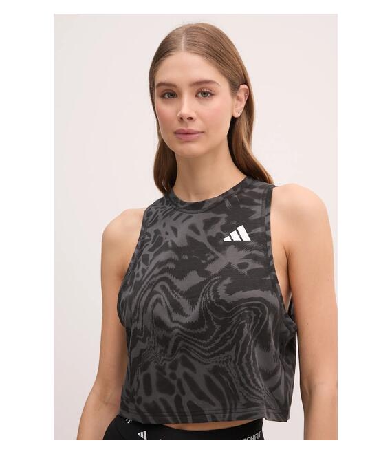 Τοπ προπόνησης adidas Performance Train Essentials χρώμα: γκρι, JE6153