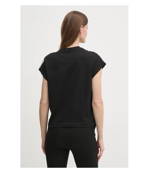 Μπλουζάκι Guess χρώμα: μαύρο, W5RI06 I3Z14