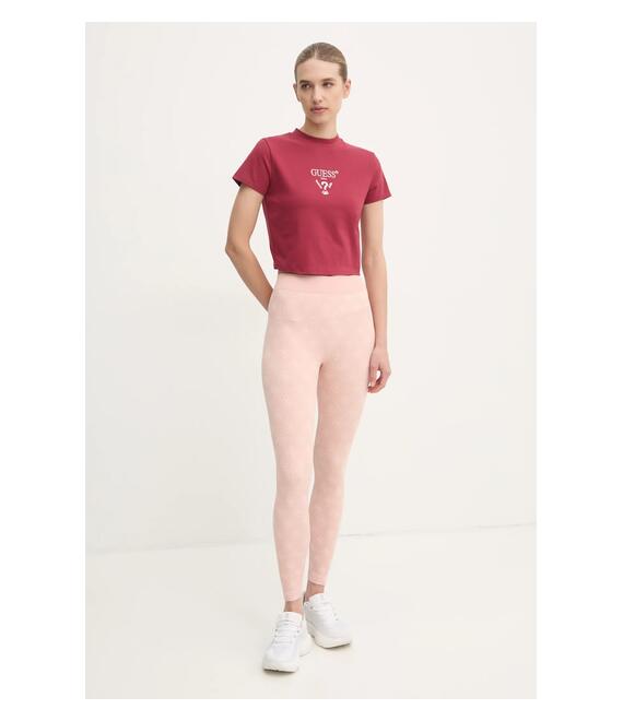 Μπλουζάκι Guess COLETTE χρώμα: κόκκινο, V4YI20 KCDH1