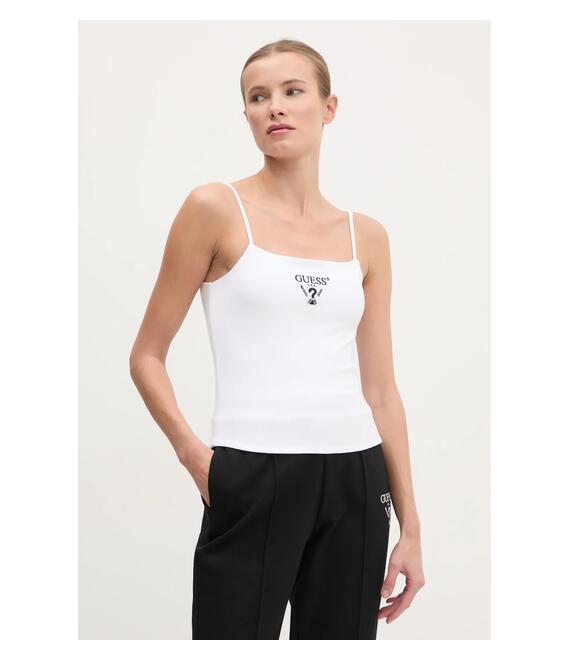 Top Guess COLETTE χρώμα: άσπρο, V5RP08 KCOA2
