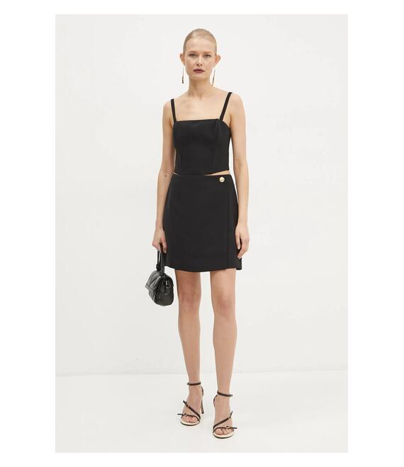 Top Guess RAISSA χρώμα: μαύρο, W5RH26 WGLO2