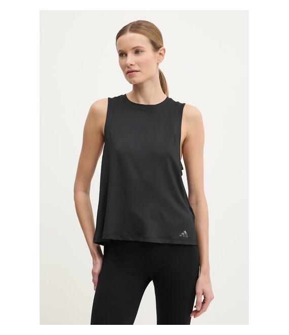 Τοπ γιόγκα adidas Performance χρώμα: μαύρο, JL7795