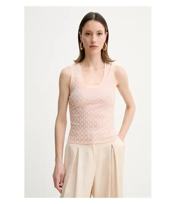 Top Marciano Guess ARIA χρώμα: πορτοκαλί, 5RGP21 6311A
