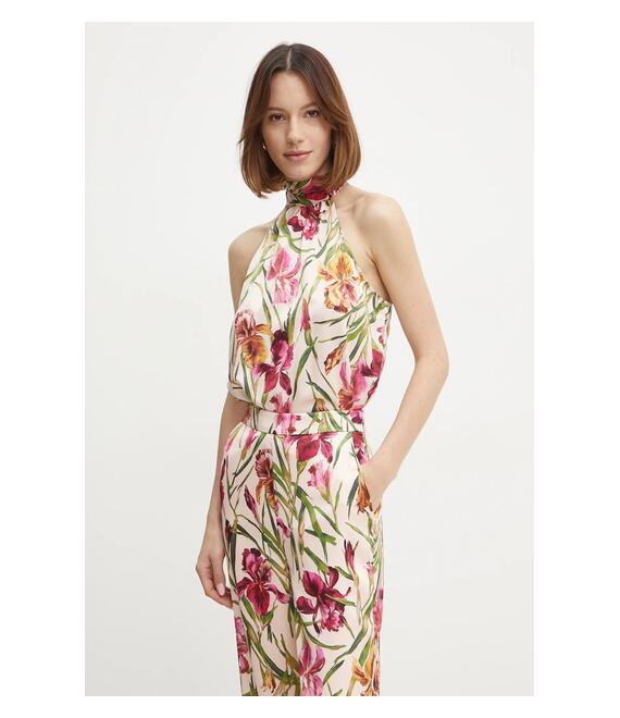 Κορμάκι Marciano Guess IRIS χρώμα: μπεζ, 5RGH22 9917Z