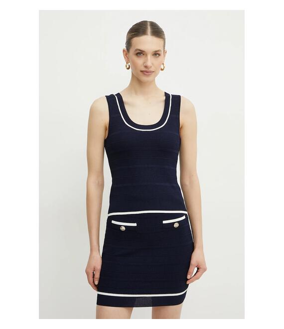 Top Marciano Guess ADA χρώμα: ναυτικό μπλε, 5RGR03 5640Z