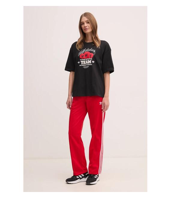 Μπλουζάκι adidas Originals FLOWER TEE χρώμα: μαύρο, JN6689