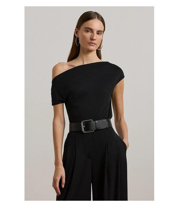 Μπλουζάκι Lauren Ralph Lauren χρώμα: μαύρο, 200963913