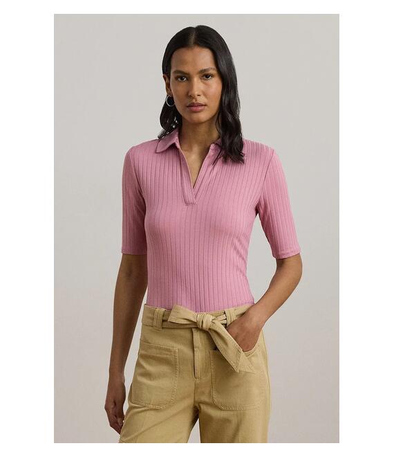 Μπλουζάκι Lauren Ralph Lauren χρώμα: ροζ, 200963914