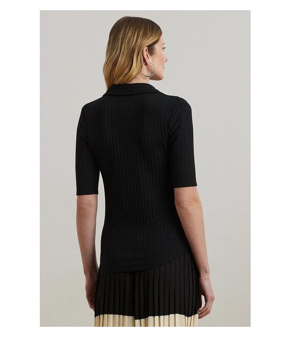 Μπλουζάκι Lauren Ralph Lauren χρώμα: μαύρο, 200963914