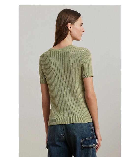 Μπλουζάκι Lauren Ralph Lauren χρώμα: πράσινο, 200968927
