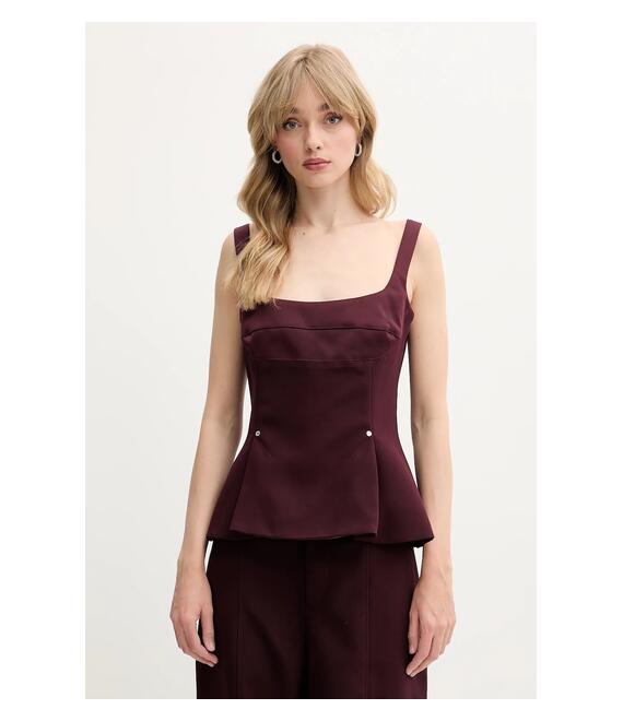 Top Stine Goya χρώμα: μπορντό, SG-SS25-T052-2330