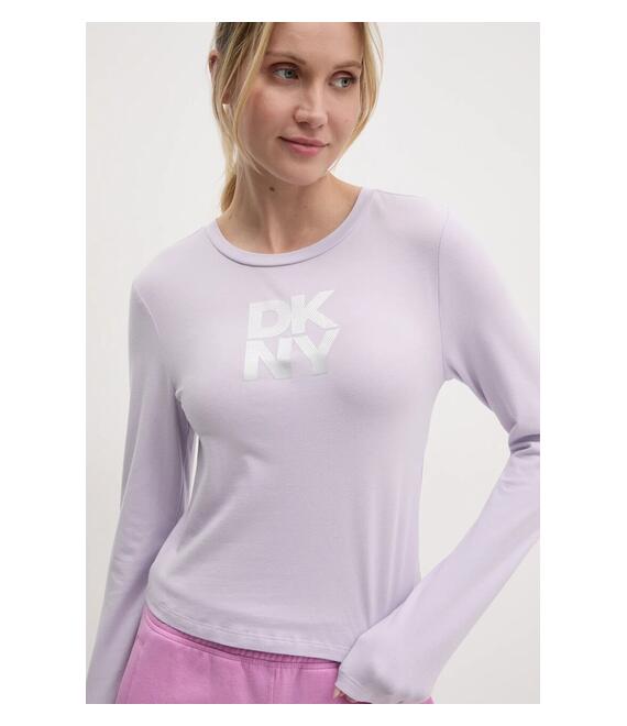 Μακρυμάνικο Dkny χρώμα: μοβ, DP5T1113