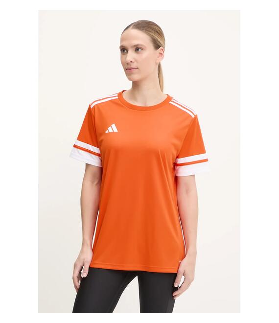 Μπλουζάκι προπόνησης adidas Performance Squad 25 χρώμα: πορτοκαλί, JC8662