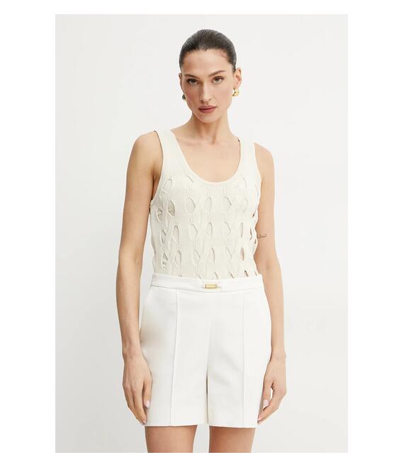 Top Pinko χρώμα: μπεζ, 105192 A2LW
