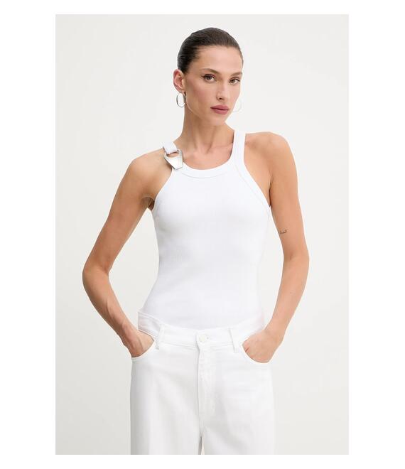 Top Pinko REIMAGINE by Patrick Mcdowell χρώμα: άσπρο, 105082 A2JK