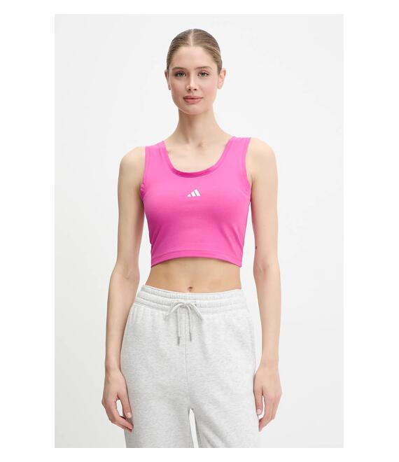 Top adidas Essentials χρώμα: ροζ, JP4792