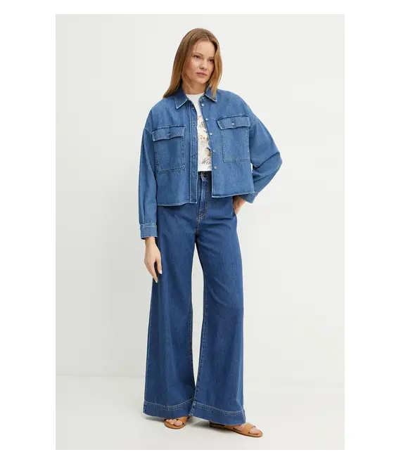 Βαμβακερό μπλουζάκι Weekend Max Mara γυναικείο, χρώμα: άσπρο, 2515971051600
