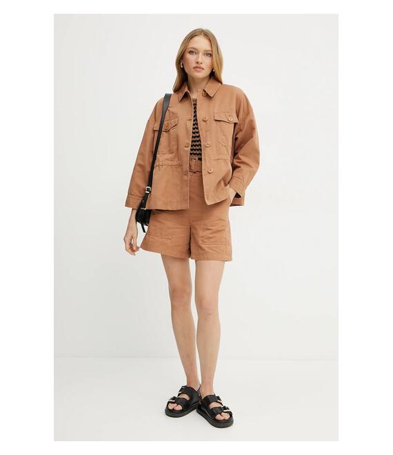 Γιλέκο Weekend Max Mara χρώμα: καφέ, 2515361092600