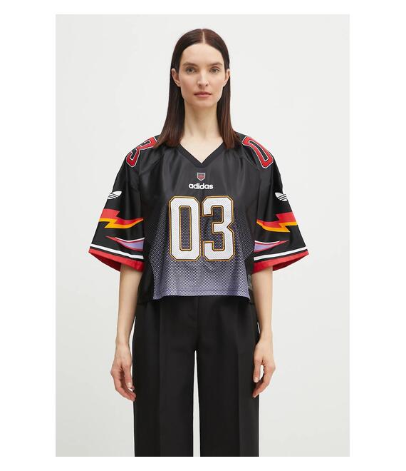 Μπλουζάκι adidas Originals SS JERSEY χρώμα: μαύρο, JX9217