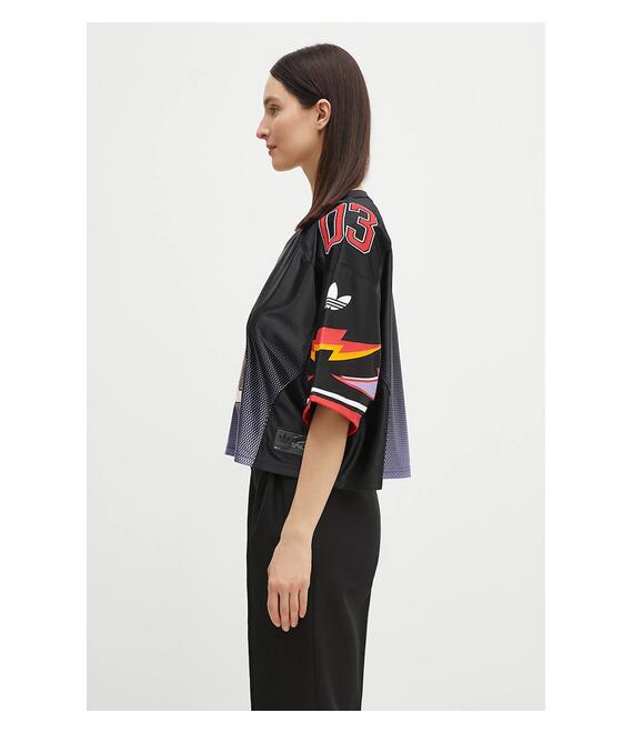 Μπλουζάκι adidas Originals SS JERSEY χρώμα: μαύρο, JX9217