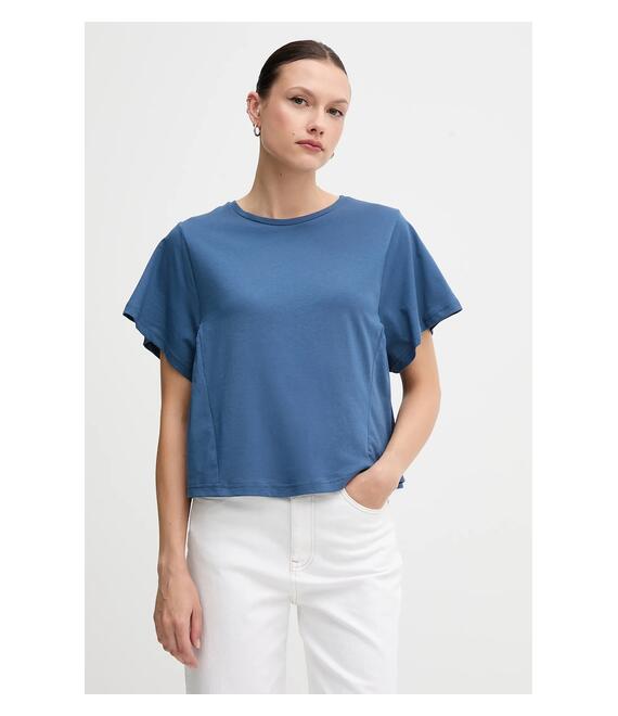Βαμβακερό μπλουζάκι United Colors of Benetton χρώμα: μπλε, 3U53D109U
