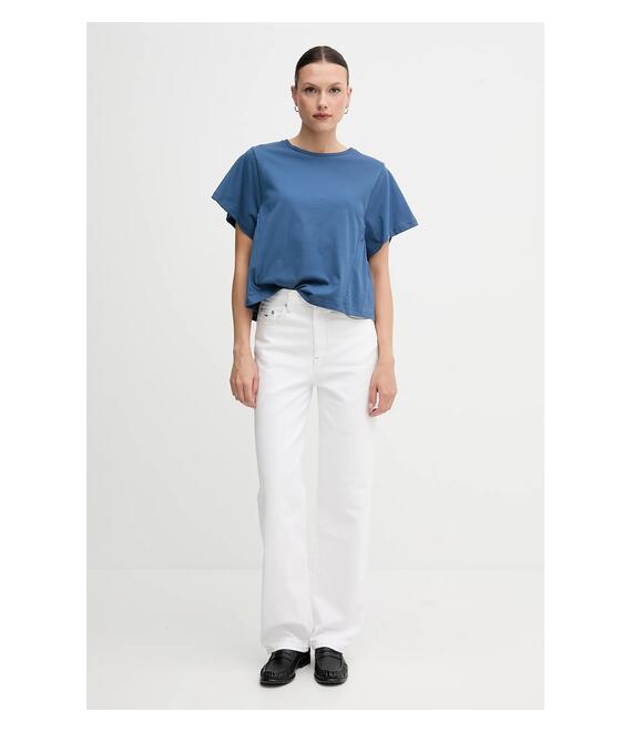 Βαμβακερό μπλουζάκι United Colors of Benetton χρώμα: μπλε, 3U53D109U