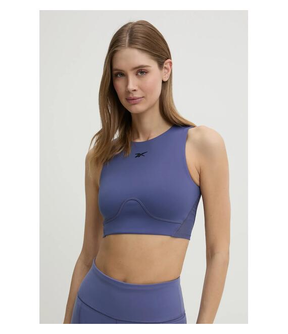 Τοπ προπόνησης Reebok LUX Collection χρώμα: μοβ, 100214320