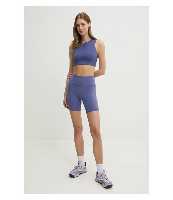 Τοπ προπόνησης Reebok LUX Collection χρώμα: μοβ, 100214320
