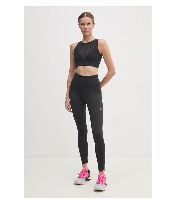 Τοπ προπόνησης Reebok χρώμα: μαύρο, 100214344