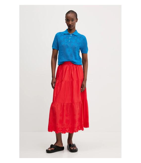 Πόλο Desigual RAY χρώμα: μπλε, 25SWTK72