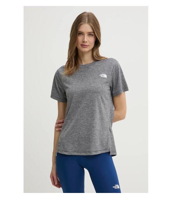 Αθλητικό μπλουζάκι The North Face Flex χρώμα: γκρι, NF0A8BRR5S51