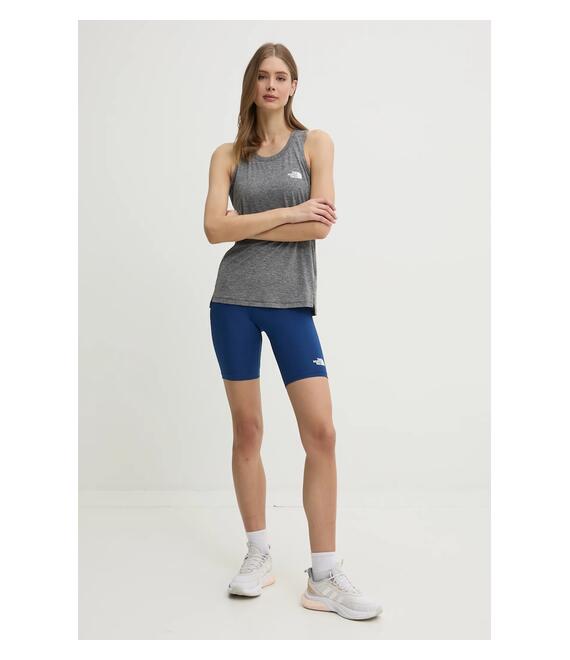 Αθλητικό top The North Face Flex γυναικείο, χρώμα: γκρι, NF0A8BRT5S51