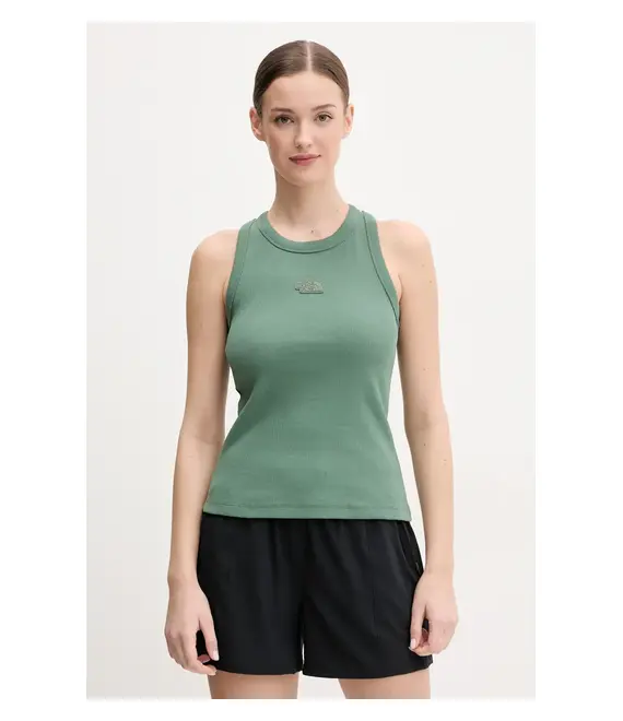 Top The North Face χρώμα: πράσινο, NF0A8BVTHCH1
