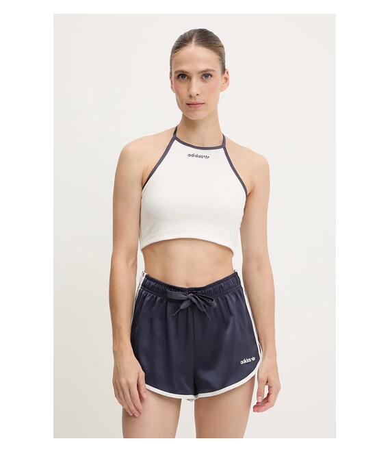 Top adidas Originals Towel Halter χρώμα: άσπρο, JC7755