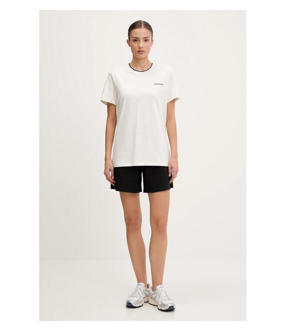 Βαμβακερό μπλουζάκι adidas Originals Graphic Loose T χρώμα: άσπρο, JC7768