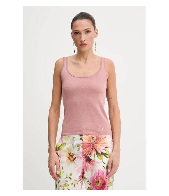 Top Guess NELLIE χρώμα: πορτοκαλί, W5GR16 Z3E22